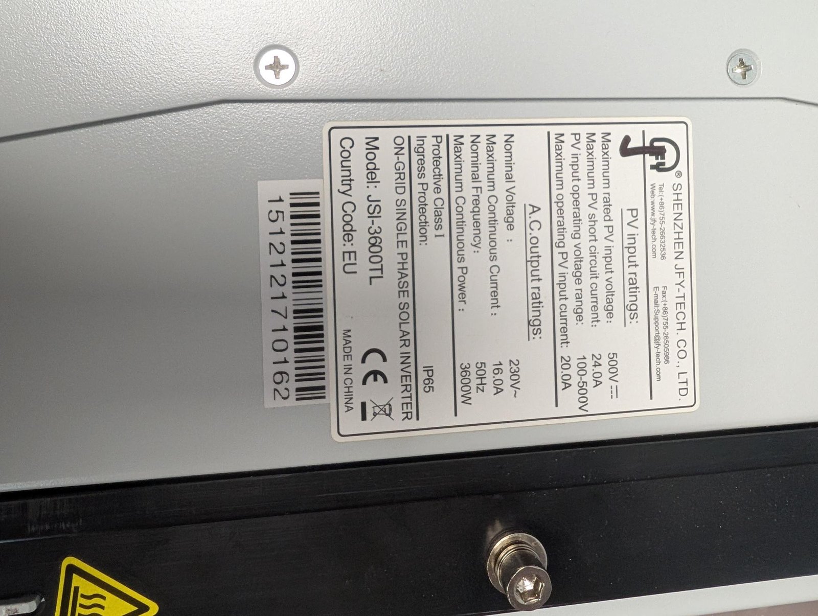 JSI-3600TL 3.6 KW SOLAR INVERTER 3600 W - Image 4