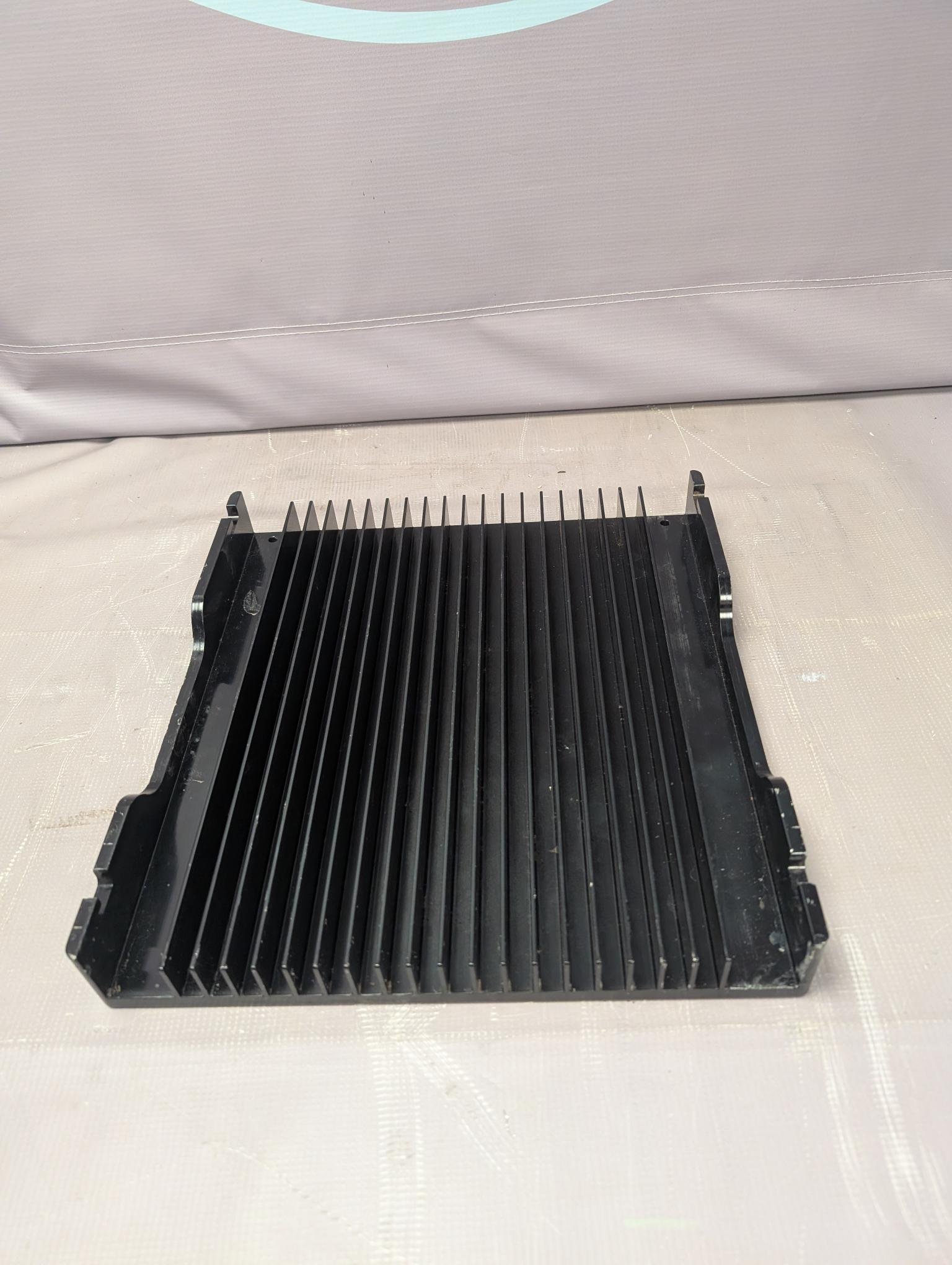 Aluminium heatsink 370 mm x 350 mm x 50 mm - Image 3
