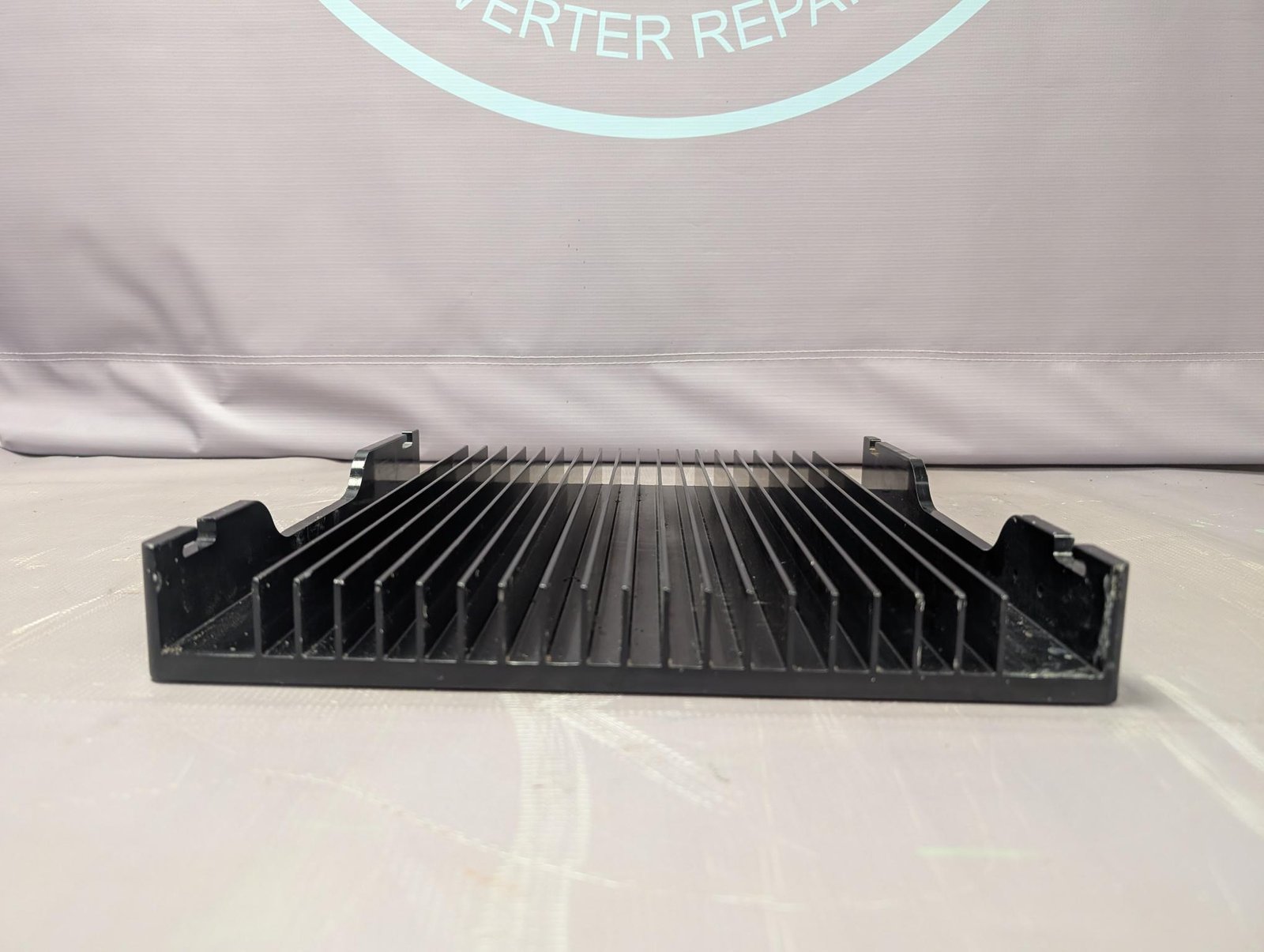 Aluminium heatsink 370 mm x 350 mm x 50 mm - Image 2