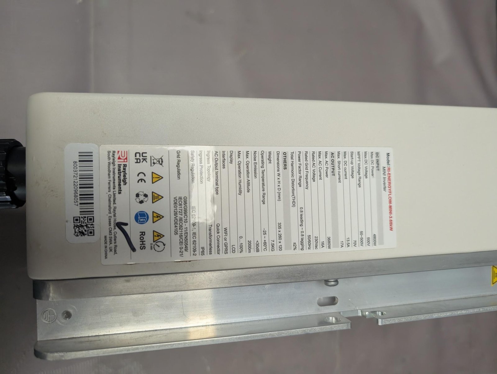 RI-Energyflow-Mini-3.68 kw Solar inverter - Image 5