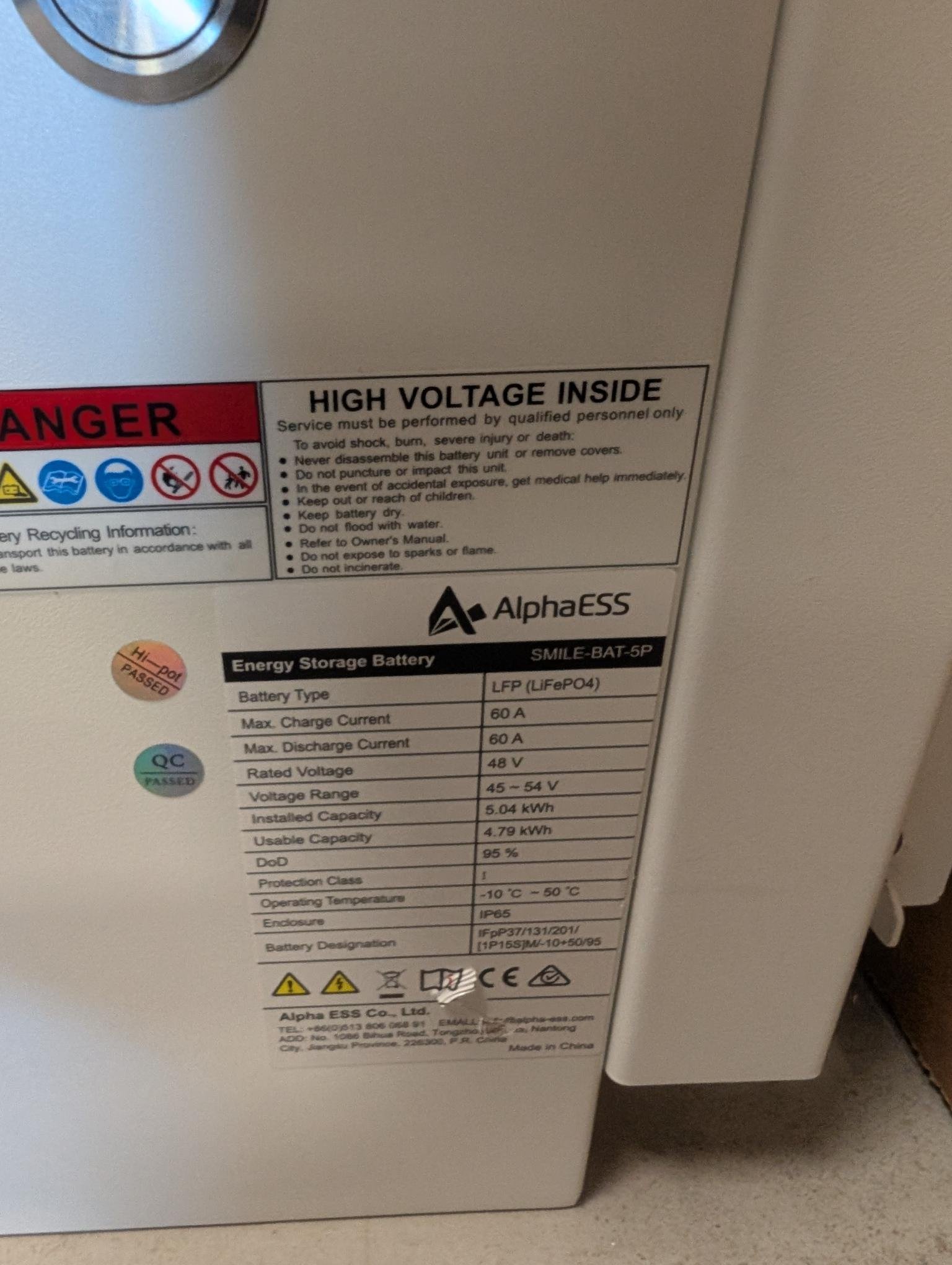Alpha-ESS SmilB3-Plus and 5 kw battery smile -5P - Image 3