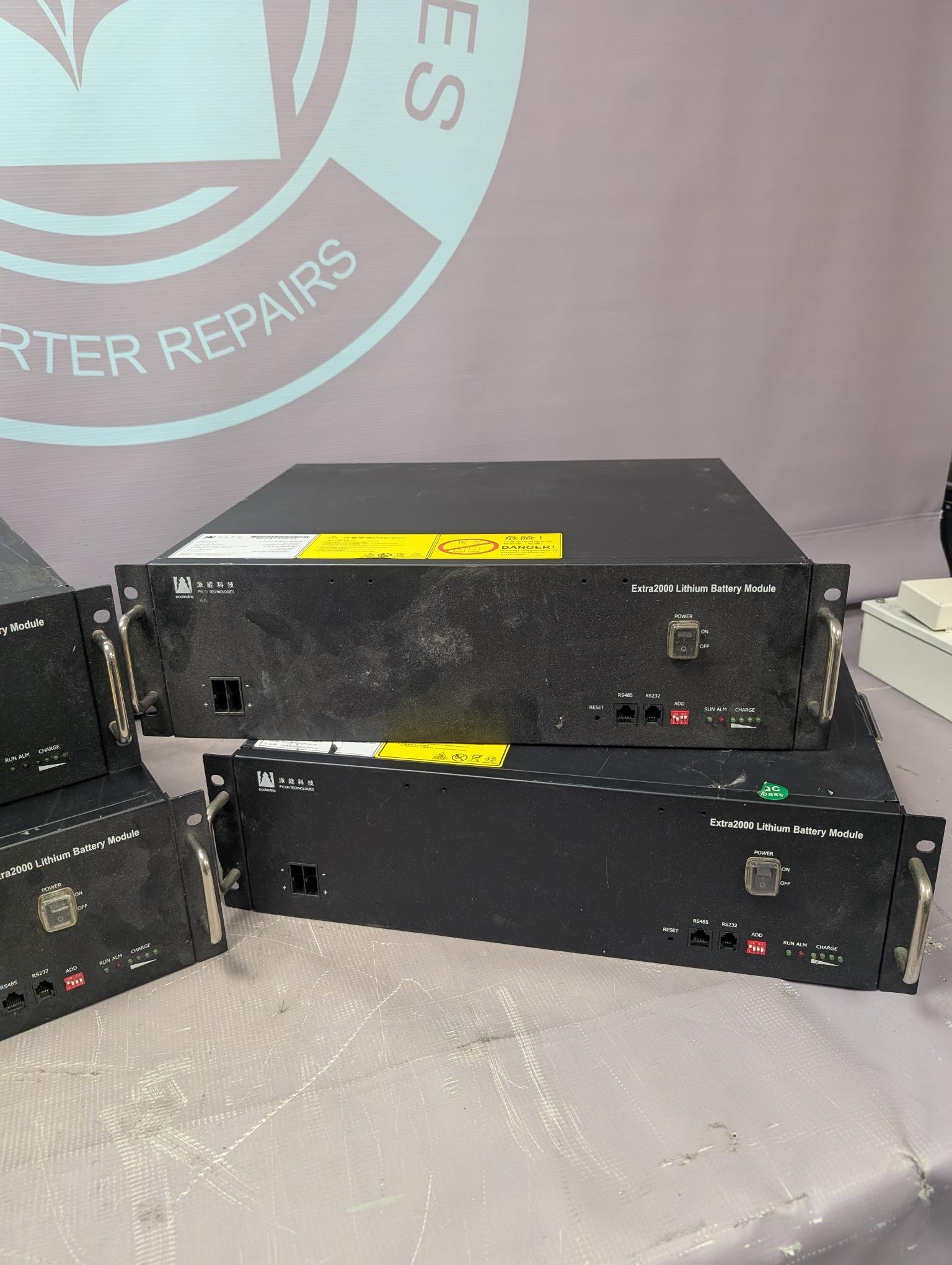 4 X FAULTY - Pylontech Extra - 2.4KWh Lithium Batteries 50Ah 48v Spares / Repair - Image 3