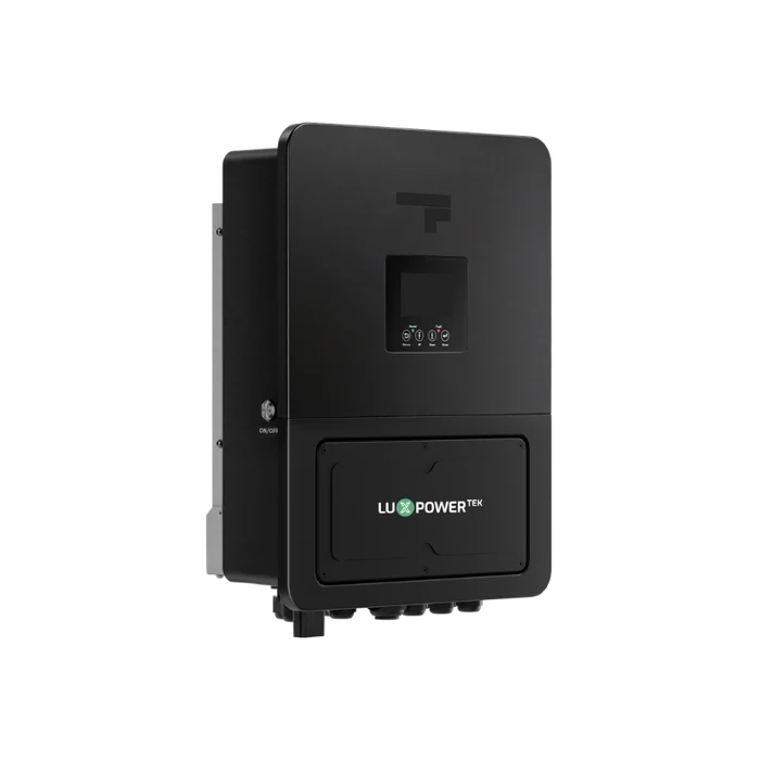 Fogstar x LuxpowerTek GEN3 3.6–6kW single-phase hybrid solar inverter in black
