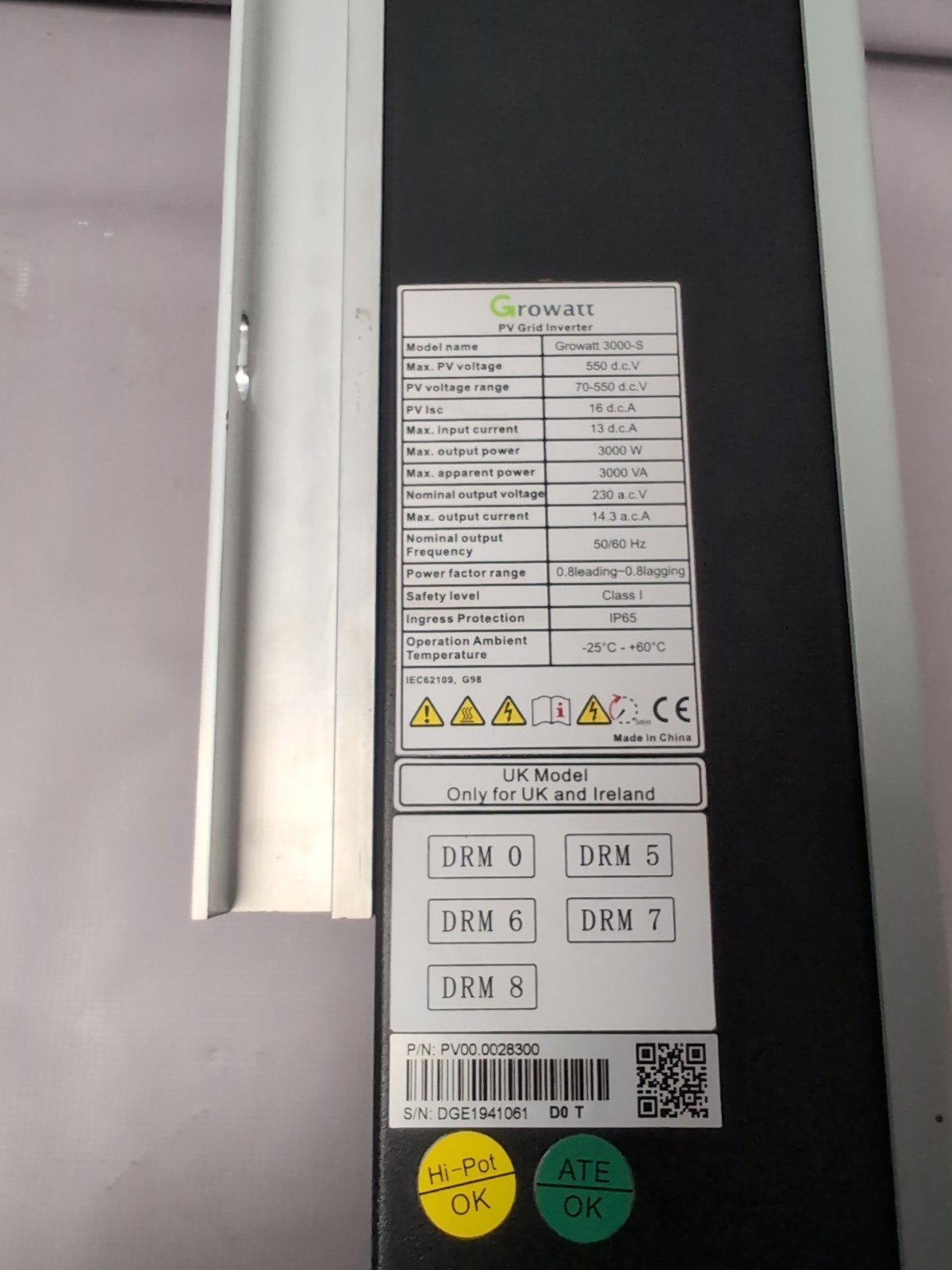 Growatt 3000-S 3kW Solar PV Inverter 3000 Watts - Image 5