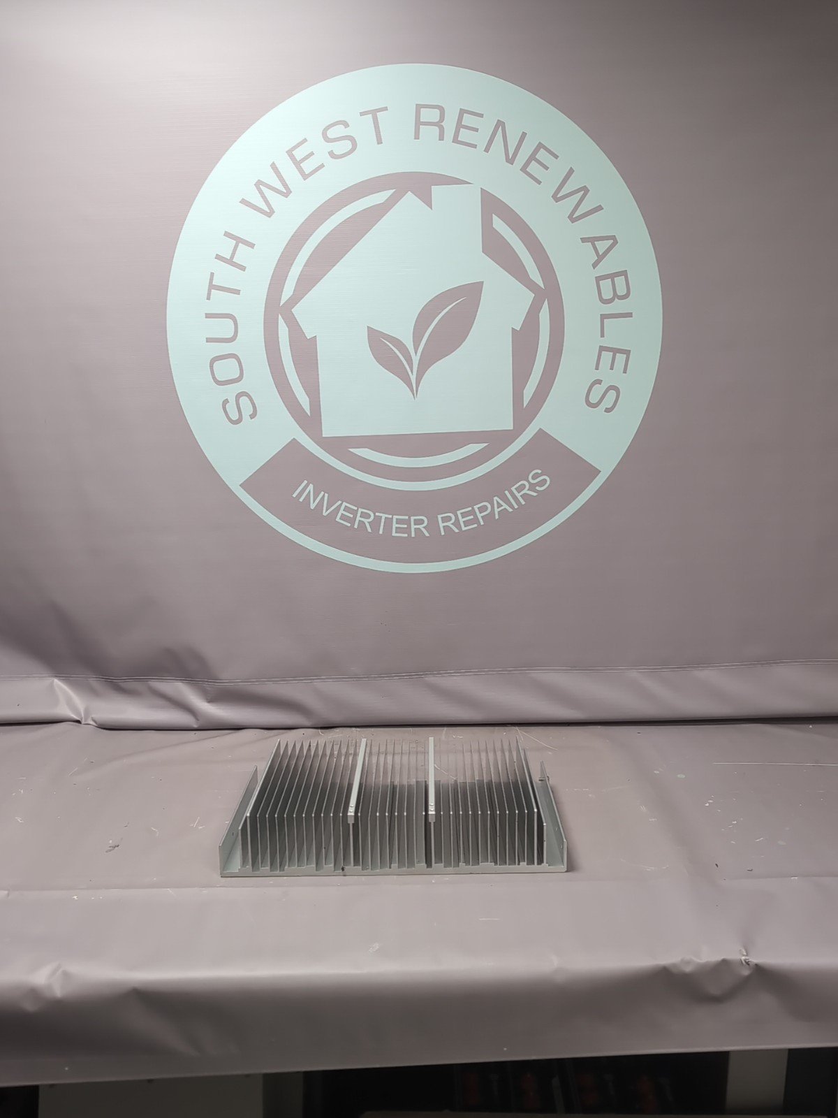 Large Aluminium Heatsink - 455 X 250 X 90 5 Kg Approx