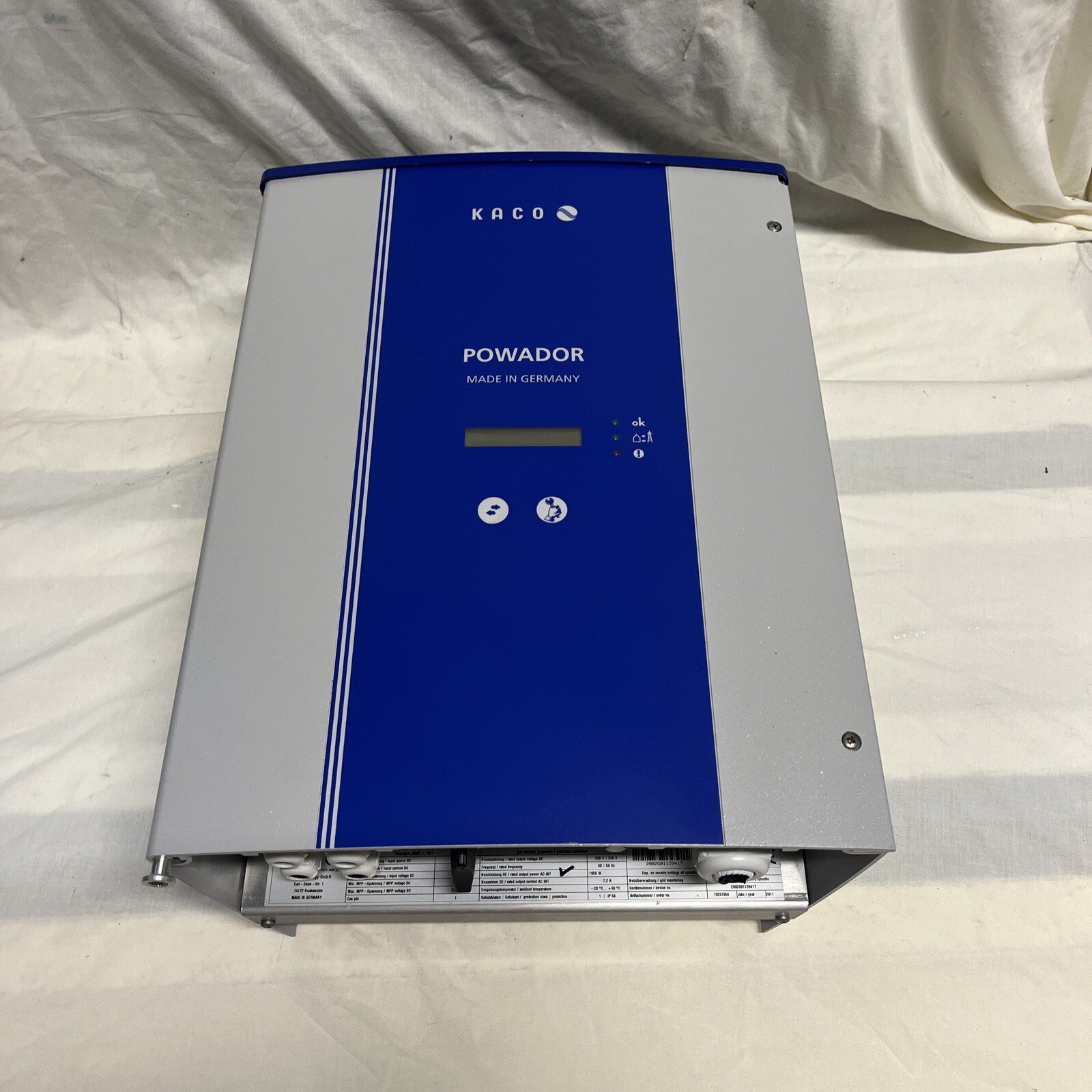 Kaco Powador 2002-INT 2kW Solar PV Inverter – Grid-Tied – Hard Wired