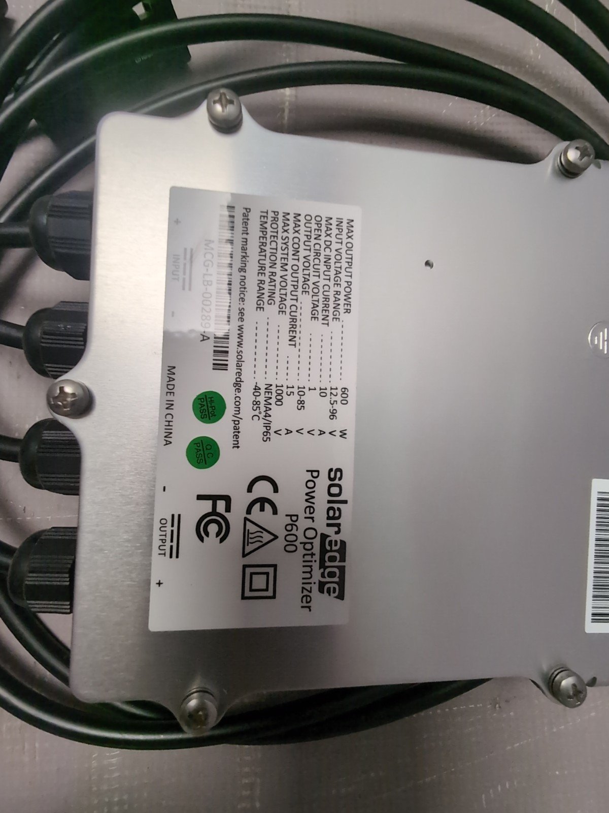SolarEdge X 10 Solar Optimizer P600-2RM4MRM 600W X 10 Units - Image 5